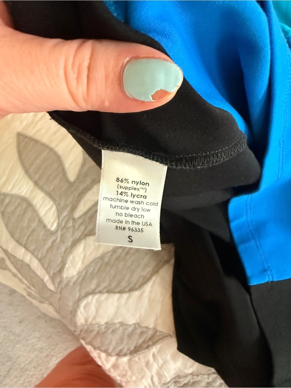 Susana Monaco Black & Bright Blue Colorblock Dress - Picture 8 of 10